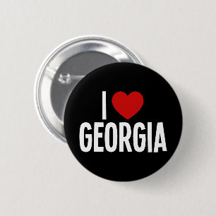 Ich liebe Georgia Ich Herz Georgia Runde Knöpfe Button