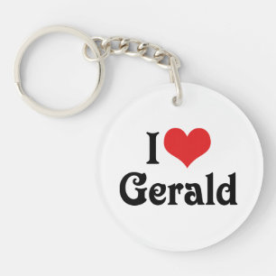 Ich liebe Gerald Schlüsselanhänger