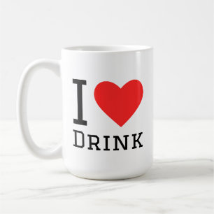 Ich liebe Getränk Kaffeetasse
