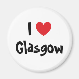 Ich liebe Glasgow Magnet
