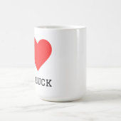 Ich liebe Glück Kaffeetasse (Mittel)