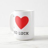 Ich liebe Glück Kaffeetasse (Vorderseite Links)