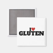 Ich liebe Gluten Magnet (Vorderseite/Rückseite)