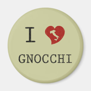 Ich liebe Gnocchi Magnet