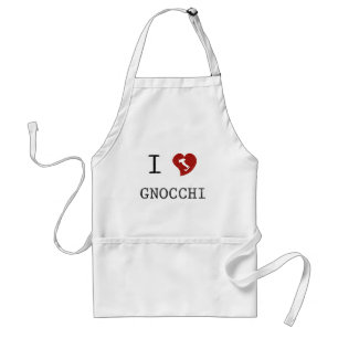 Ich liebe Gnocchi Schürze