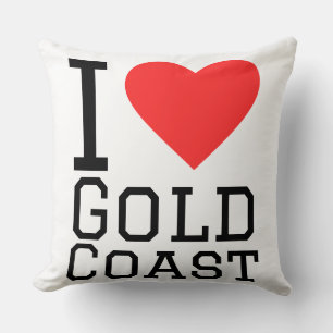 Ich liebe Gold Coast Kissen