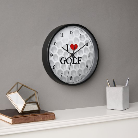 Ich liebe Golf Uhr (Büro)