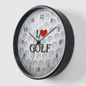 Ich liebe Golf Uhr (Winkel)