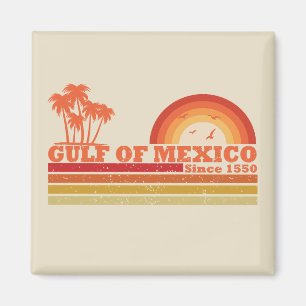 Ich liebe Golf von Mexiko est 1550 vintage Magnet