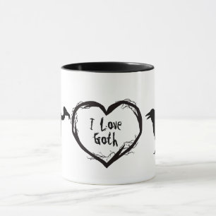 Ich liebe Goth-Tasse Tasse