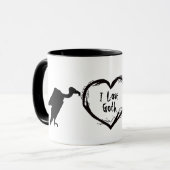 Ich liebe Goth-Tasse Tasse (Vorderseite Links)