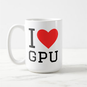 Ich liebe gpu kaffeetasse