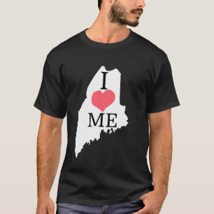 Ich liebe Grafikdesign mit Silhouette der Karte de T-Shirt
