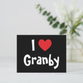Ich liebe Granby Postkarte (Stehend Vorderseite)