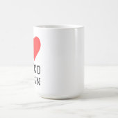 Ich liebe Greco Roman Kaffeetasse (Mittel)