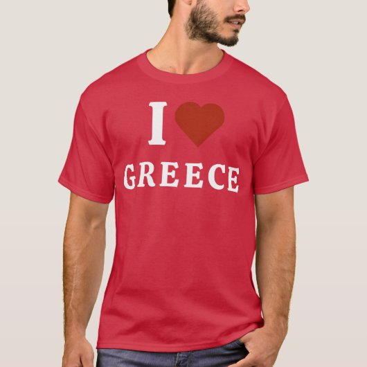 Ich liebe griechisches Essen Junge T-Shirt (Vorderseite)