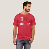 Ich liebe griechisches Essen Junge T-Shirt (Vorne ganz)
