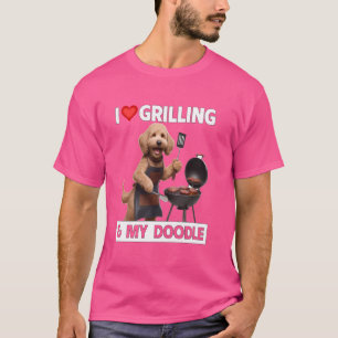 Ich Liebe Grillen & meine Golden Doodle Cookout-GR T-Shirt