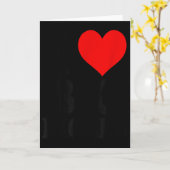 Ich liebe große Bizepse  Karte (Gelbe Blume)