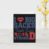 Ich Liebe große Säcke an den Enden und ein starkes Karte (Gelbe Blume)