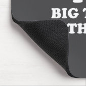 Ich liebe große Tiddy-Goth-Mädchen lustiger Spruch Mousepad (Ecke)