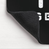 Ich liebe große Vintage-Nöte Mousepad (Ecke)