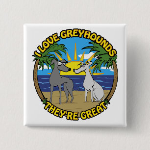 ICH LIEBE GROSSHUNDERTE, SIE SIND GROSS BUTTON
