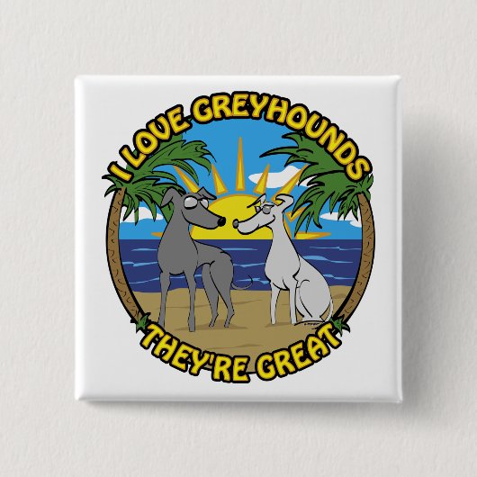 ICH LIEBE GROSSHUNDERTE, SIE SIND GROSS BUTTON (Vorderseite)