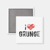 Ich liebe Grunge Magnet (Vorderseite/Rückseite)