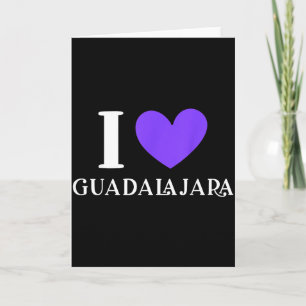 Ich liebe Guadalajara Mexico Urlaub Karte