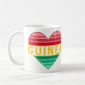 Ich Liebe Guinea, guineisches Herz Kaffeetasse (Links)