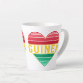 Ich Liebe Guinea, guineisches Herz Milchtasse (Rechte Ecke)