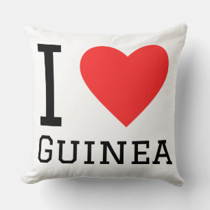 Ich liebe Guinea  Kissen