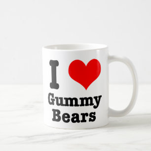ICH LIEBE Gummibärchen Kaffeetasse