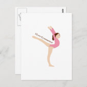 Ich Liebe Gymnastik! Postkarte (Vorne/Hinten)