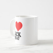 Ich liebe Hackenschmidt Kniebeugen Kaffeetasse (Vorderseite Links)
