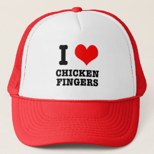 ICH LIEBE HÄHNCHENFINGER TRUCKERKAPPE