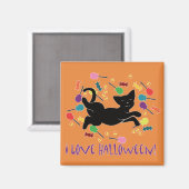 Ich Liebe Halloween! Magnet (Vorderseite/Rückseite)