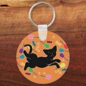 Ich Liebe Halloween! Schlüsselanhänger (Vorderseite)