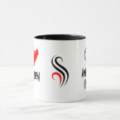 Ich Liebe Halloween und Black Coffee Funny Brauch Tasse (Zentrum)