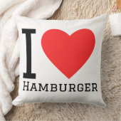 Ich liebe Hamburger Kissen (Decke)
