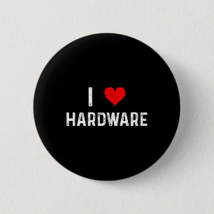 Ich liebe Hardware - Herz PC-Gamer Gaming Build Co Button