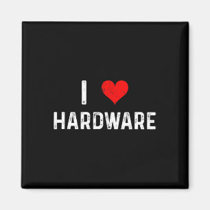 Ich liebe Hardware - Herz Pc Gamer Gaming Build Co Magnet