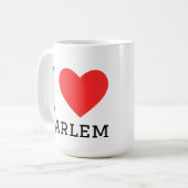 Ich liebe Harlem Kaffeetasse (Vorderseite Links)