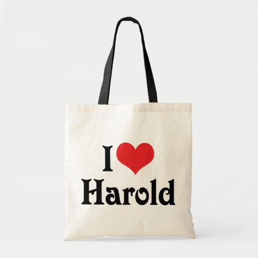 Ich liebe Harold Tragetasche (Vorne)