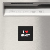 Ich liebe Harry - Herz - Name Magnet (In Situ (Geschirrspüler))