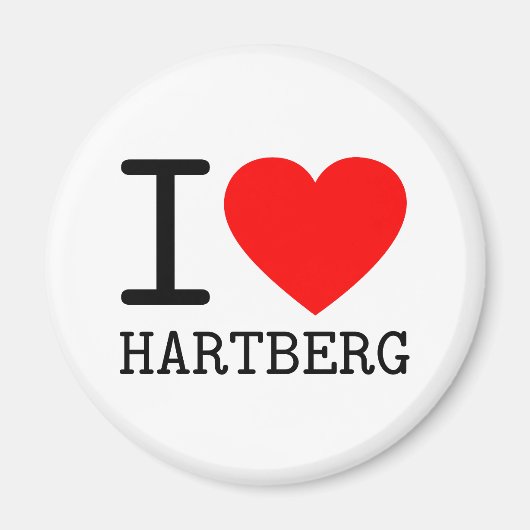 Ich liebe Hartberg Steiermark Österreich Magnet (Vorne)