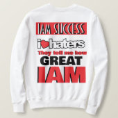 ICH LIEBE HASSER SWEATSHIRT (Design Rückseite)