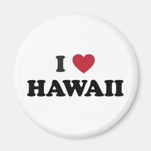 Ich liebe Hawaii Magnet