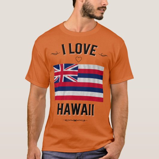 Ich liebe Hawaii T-Shirt (Vorderseite)